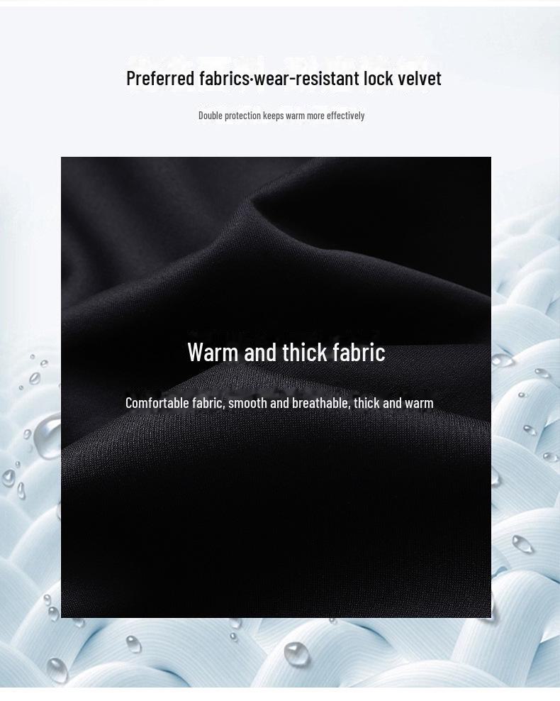 Men's European-Style Lambskin Hooded Cardigan - Autumn/Winter Casual Jacket Sweater