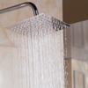 8 Stainless Steel High Quality Square Top Rainfall Shower Head Big Round Shower Head Suitable Household Bathroom Supplies Tools