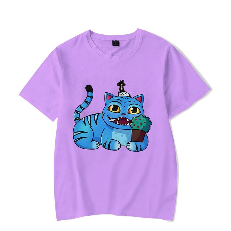 KPop Demon Hunters Print Tshirt Streetwear Cartoon Tiger Women Y2K Tops Hip Hop Tees Men Fashion Crewneck  Anime T-shirts