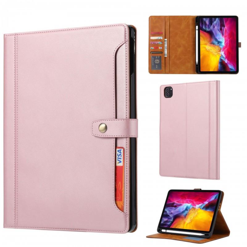 Slim Soft Case IPad Air 11 Inch With Auto Sleep Wake Shockproof PU Leather Cover In Pink Red Black Coffee
