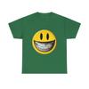 Happy :) Shirt Graphic Print Short Sleeve Emoji Art Unisex Heavy Cotton Tee