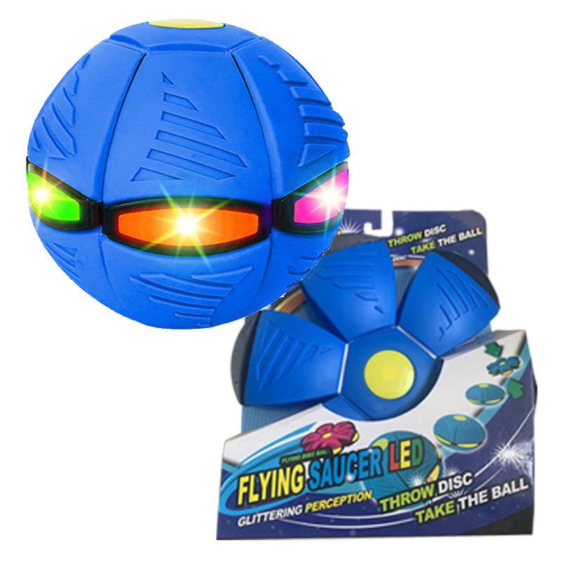 

Magic Flying Saucer Ball: Outdoor Light-Up Elastic Step-on Toy for Kids 6 Lights [~216g]