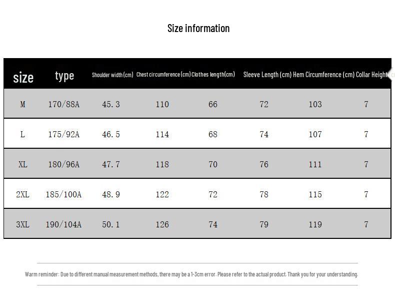 ROMON Men's Double-Sided Fleece Stand Collar Pullover Jacket