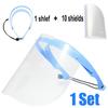 5/10Pcs Dental Protective Face Shield 10/5Pcs Detachable Face Shield 1 shelf Anti-Fog Dustproof Replacement Mask