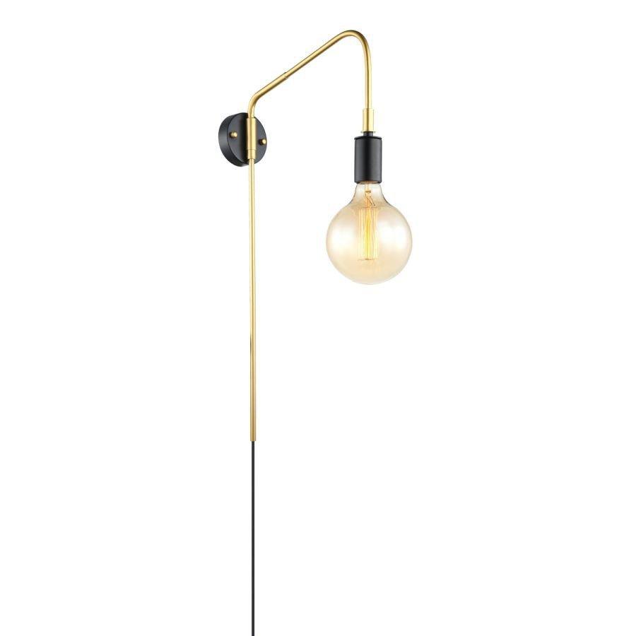 Kinkiet Malene MBM3386/1 BK+GD Italux