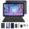 TABWEE T60pro Android 15 24GB 256GB 2TB T7280 120Hz Widevine Face PD18 Fast GMS 5G WiFi Includes and Case Tablet, 13-inch Wi-Fi Model, + + Expansion,