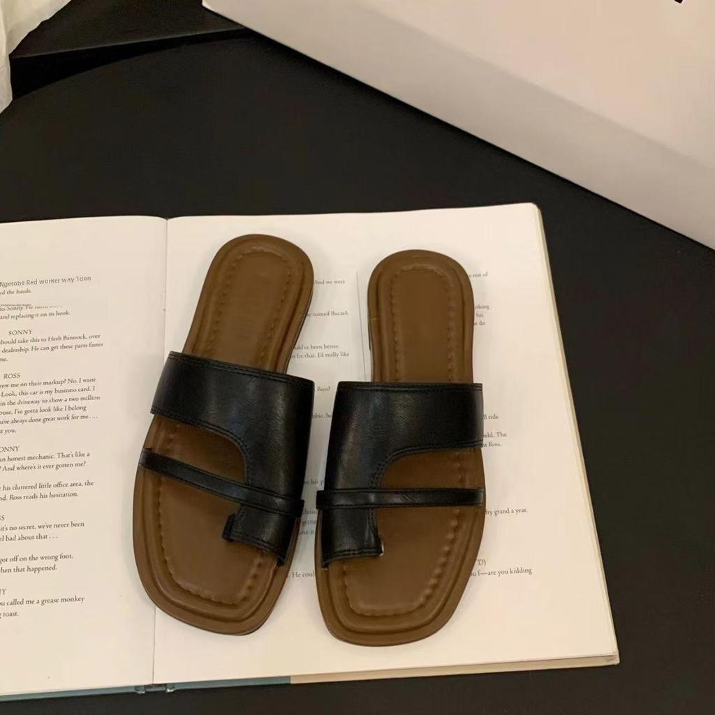 Casual Flat Opentoe Slipon Sandals For Beach And Everyday Wear