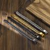 Mens Punk Cuban Link Bracelet 16mm Wide Hip Hop Style Stainless Steel Chain Bangle Streetwear Fashion