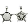 Fit 20mm Round Cabochon Bezel Pendant Setting Handmade Craft Blanks Frames