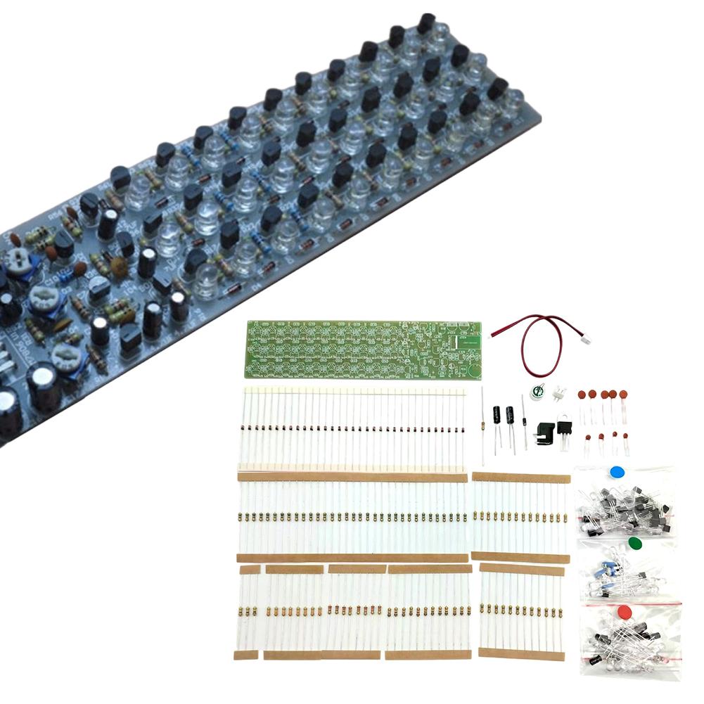 1PC Voice-controlled Sensor Light Components 17.5*4.5cm Control LED Level LED DIY Kit DIY Electronic Production Music Spectrum