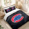 Bedding Set 1 Duvet Cover 2 Pillowcases Chicago Cubs Print Bedroom Home Decoration