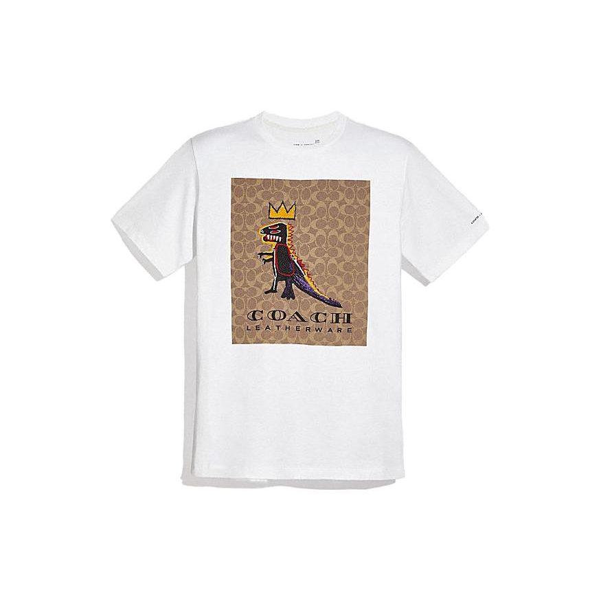 COACH x JEAN MICHEL BASQUIAT SS23 T Shirt Men's 6669-WHT