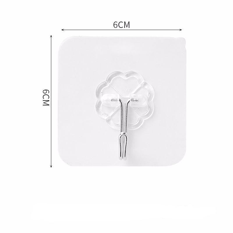 5/10/20PCS Stainless Steel Storage Hooks Kitchen Bathroom Door Wall Multi-Function Storage Hanger Self Adhesive Hook