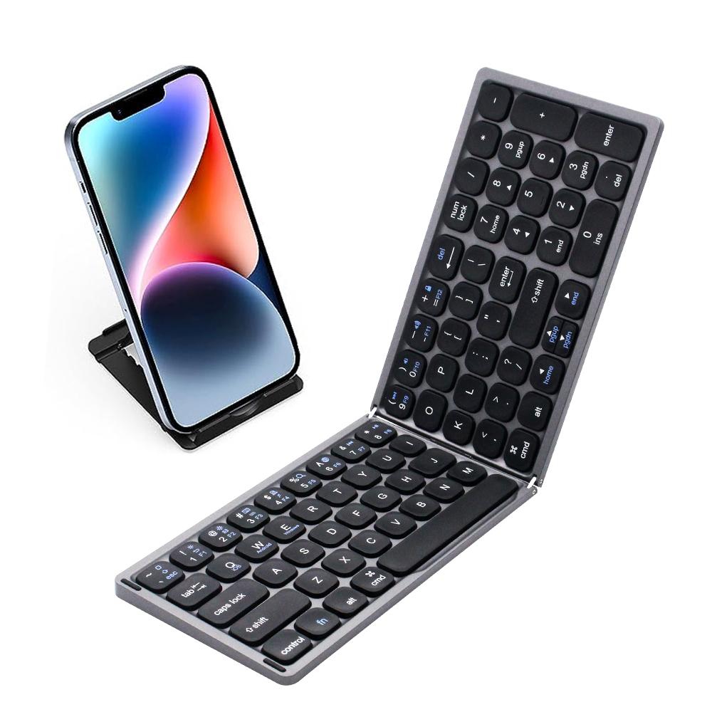 Portable Mini Folding Keyboard Wireless 5.1 Fold Portable Pocket Size Mini bluetooth Keyboard for sony Vaio galaxy Z Fold