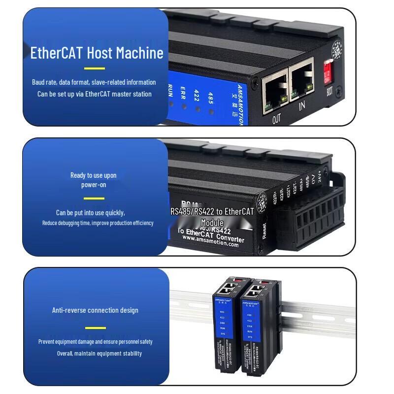 Aimosun EtherCAT To Modbus RTU Protocol Converter