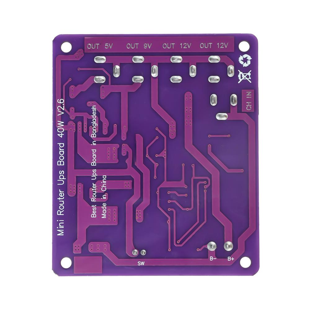 Mini Router Uninterruptible Power Supply Board 40W Battery Charging Board 12.6V UPS Power Module 403S