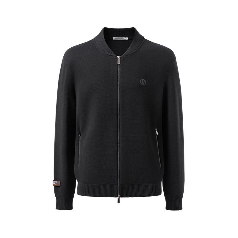 Giovanni Valentino Men's Pure Cotton Baseball Collar Cardigan Jacket