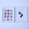 Baby Hand & Footprint Ink Pad Frame: 100-Day Full Moon Souvenir for Capturing Baby's Handprints & Footprints.