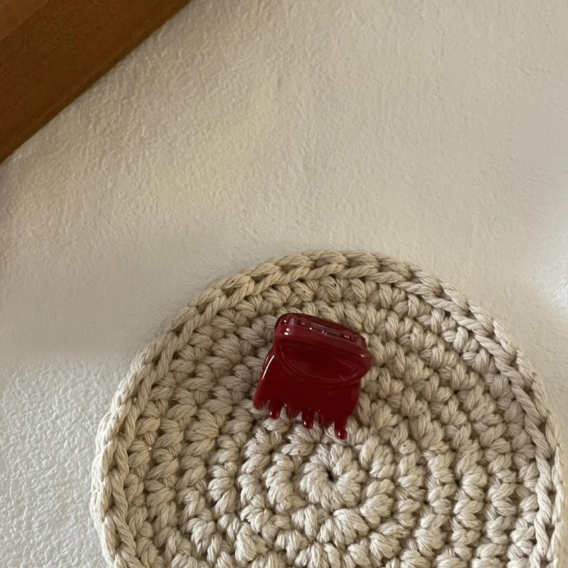 Red Hair Clip Women s Side Banger Clip Small Mini Duckbill Clip Temperament SeamlessClip HairClip Headwear Hair Claws 2024