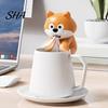 Mug Clip Fan Clip-On Mini for And Bowl Cooling, Cute Elephant Animal Coffee Portable Hanging Chiller, Desktop Beverage Blower, Iced Soup Drinks