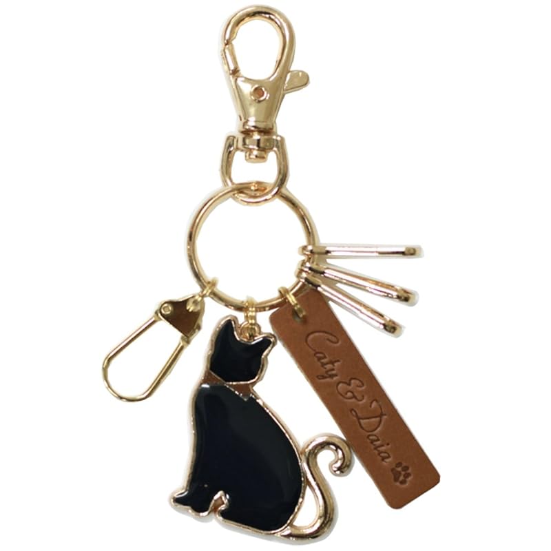 

Alta Catty & Dia key charm AR0702115 black cat/true love