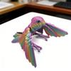 Flexible Joints Articulated Parrots Fidgety Toy Desktop Decors 3D Printed Parrots,Realistic Parrots Statue Home Decors