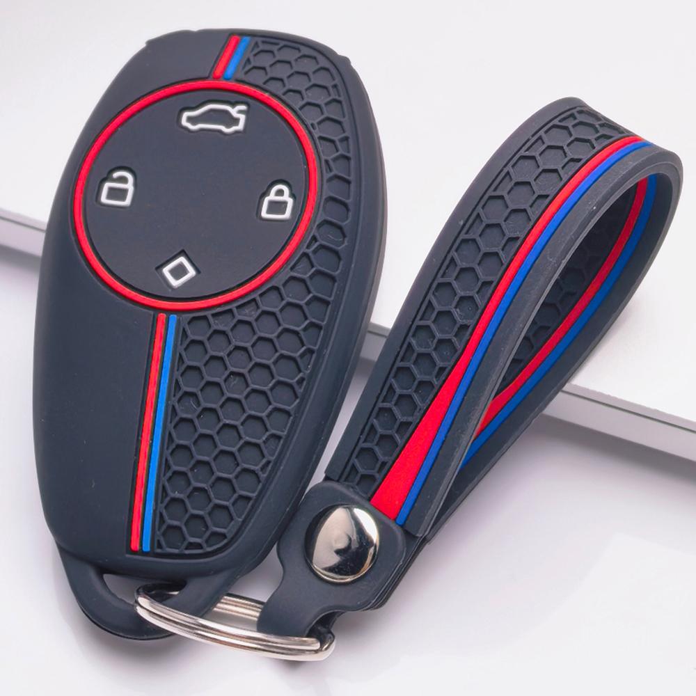 Honeycomb Smart Remote Key Cover for Leapmotor T03 S01 C11 C01 C10 C07 with Keychain Honeycomb Texture Racing Stripe Smart Key Shell Accessory