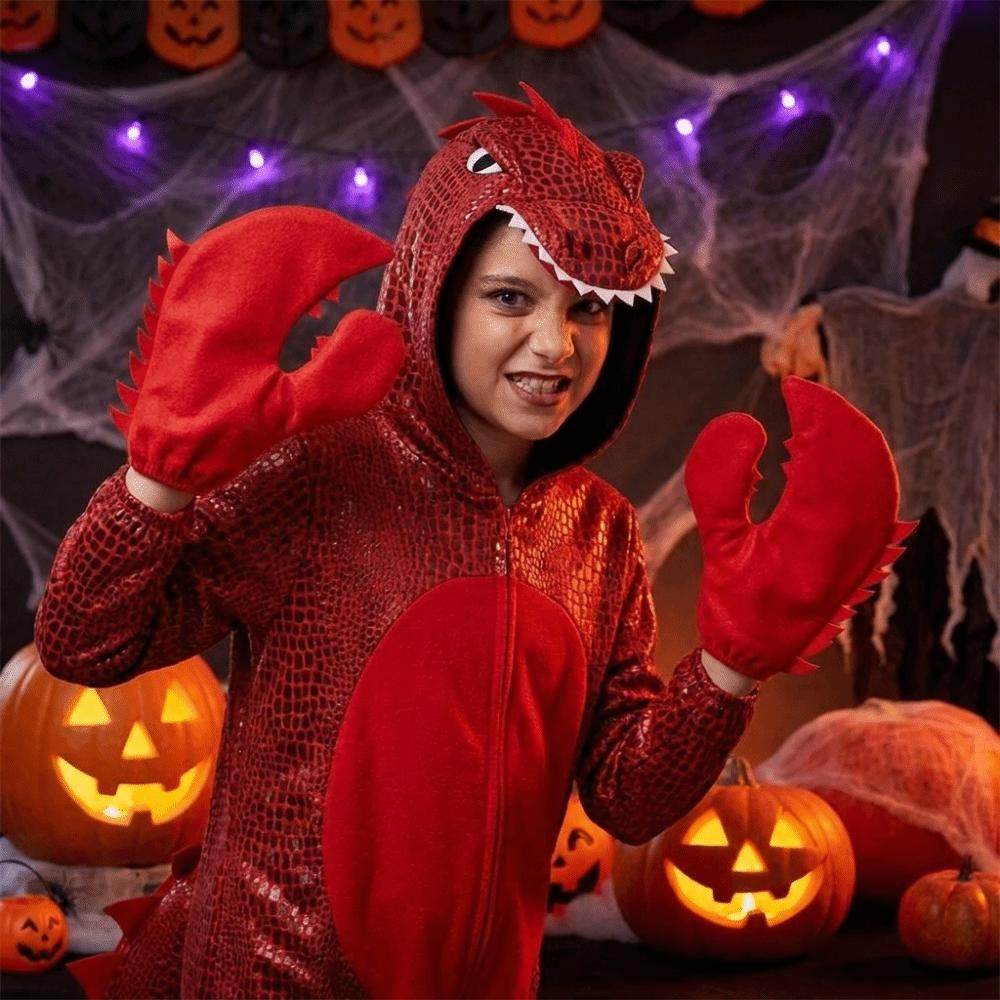 Cartoon Crab Pliers Gloves Creative Dress Up Mitten Creative Halloween Costume Masquerade Party