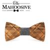Handmade Zebra Wood Bow Tie - Formal Wear