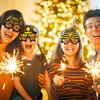 12/6pcs Happy New Year Paper Glasses 2026 Eyeglasses Frame Photo Booth Props New Year's Eve Party Decoration Christmas Supplies
