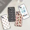 Cartoon Dackel Würstchenhund Handyhülle Für iPhone 17 Pro Max 16 15 14 12 11 13 Pro Max Plus 12 13 Mini 16e 17 Air Cover
