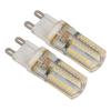 2pcs G9 LED Bulbs Professional 64LEDs High Brightness Ceramics Light Bulbs for Chandelier Lighting
