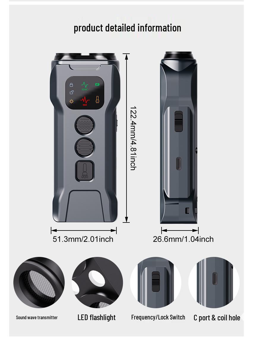 

Ультразвуковой двухголовочный тренажер для собак и стоп-лай для лая