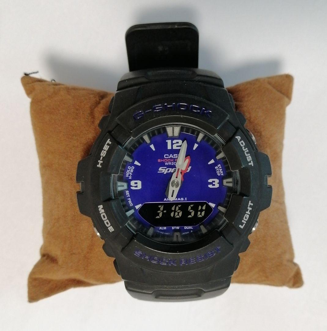 

[USED] CASIO G-100 Sports Watch Blue/Black
