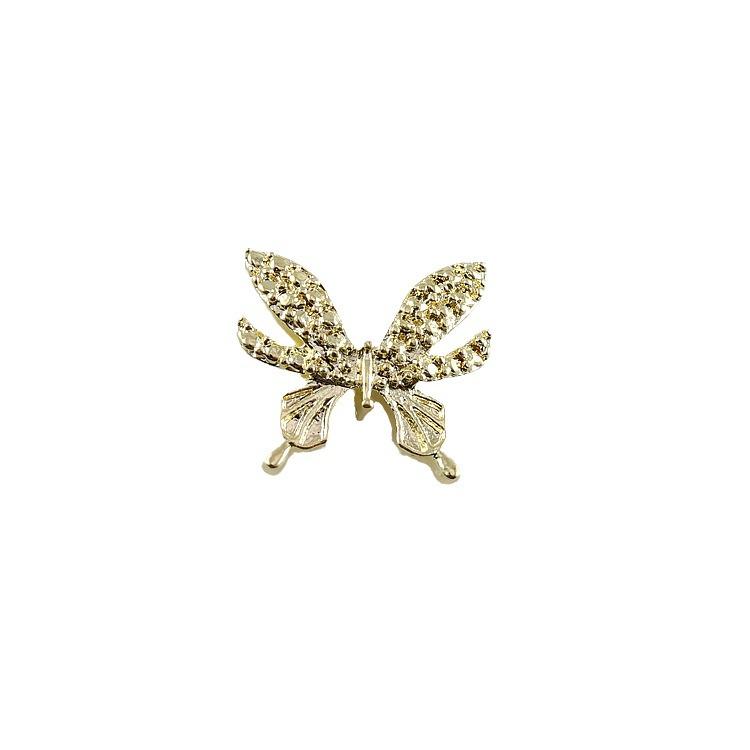 3D Alloy Hollow Butterfly Nail Art Jewelry