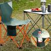 1Pc Camping Chair Outdoor Folding Chair, Light Portable Pony, Art Student Backrest Bench