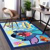 1pcStitch Experiment Office Rug, Under Chair Carpet, Gift For, Home Decor, Cartoon Themed Floor Mat, Vibrant Colors, Soft and Plush