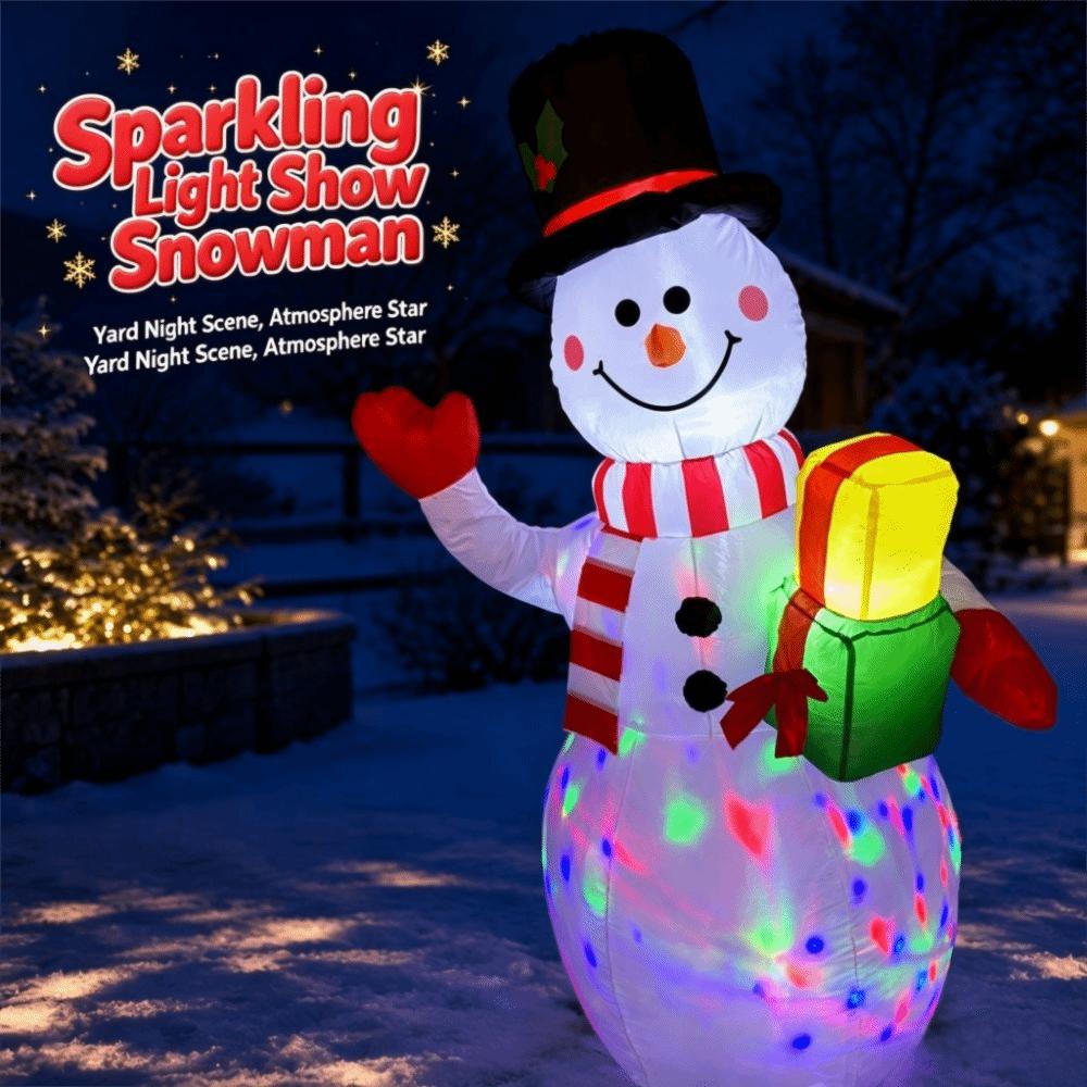 Waterproof Blow Up Yard Decor LED Lighted Christmas Decorations Christmas Inflatables Yard Decor