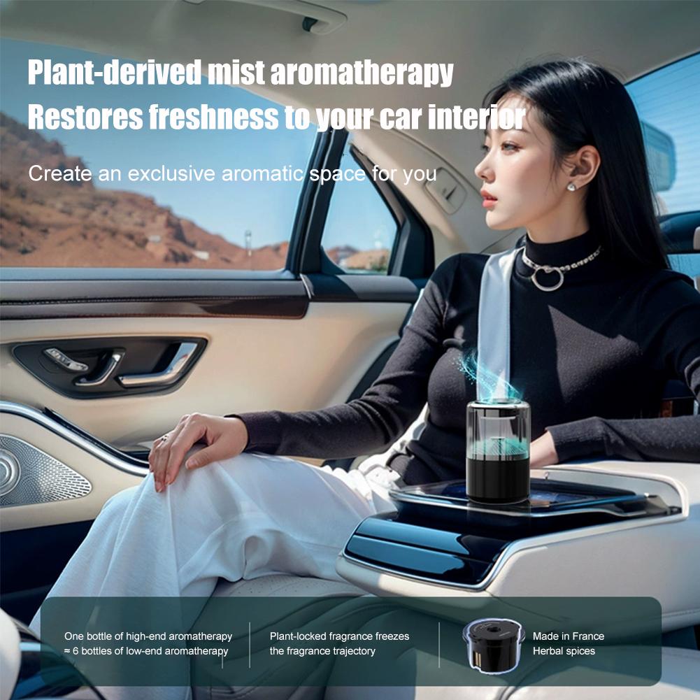 Car Air Freshener - Premium Automotive Fragrance Device With Cloud-View Atomization, Filling The Car With Fragrance Aromatherapy