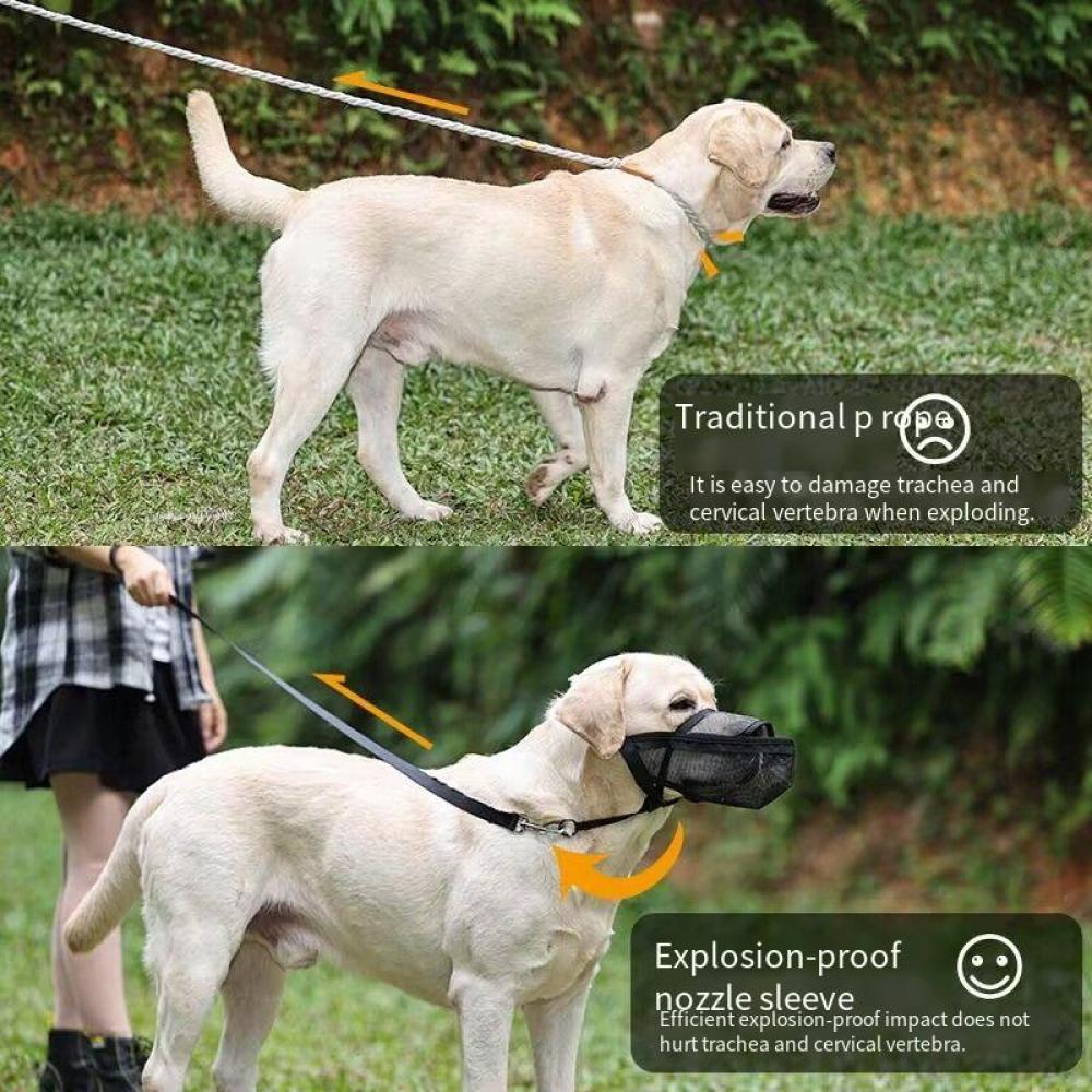 Explosion-proof Punch Dog Muzzle Anti-biting Anti-barking Anti-munching Dog Muzzle 