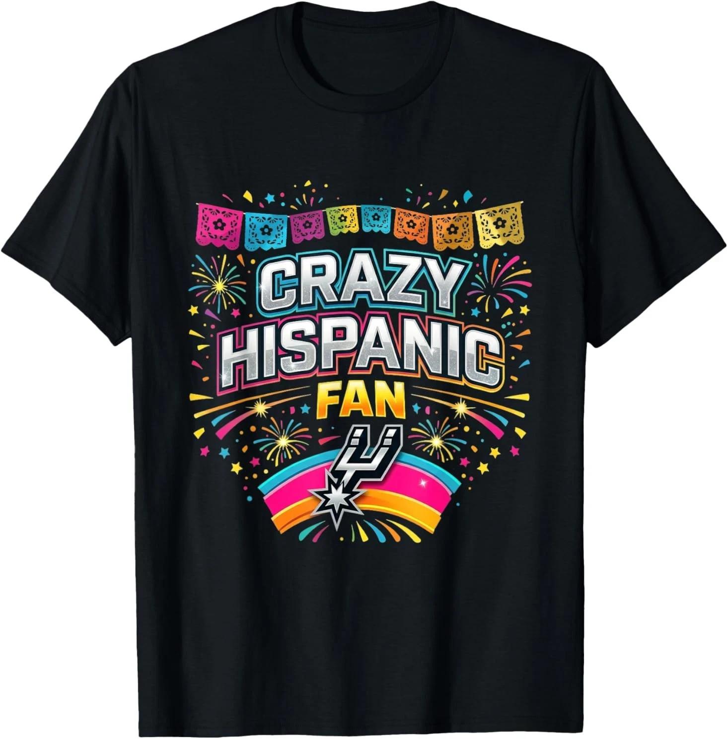 Crazy Hispanic Fan Quote Unisex T-Shirt S
