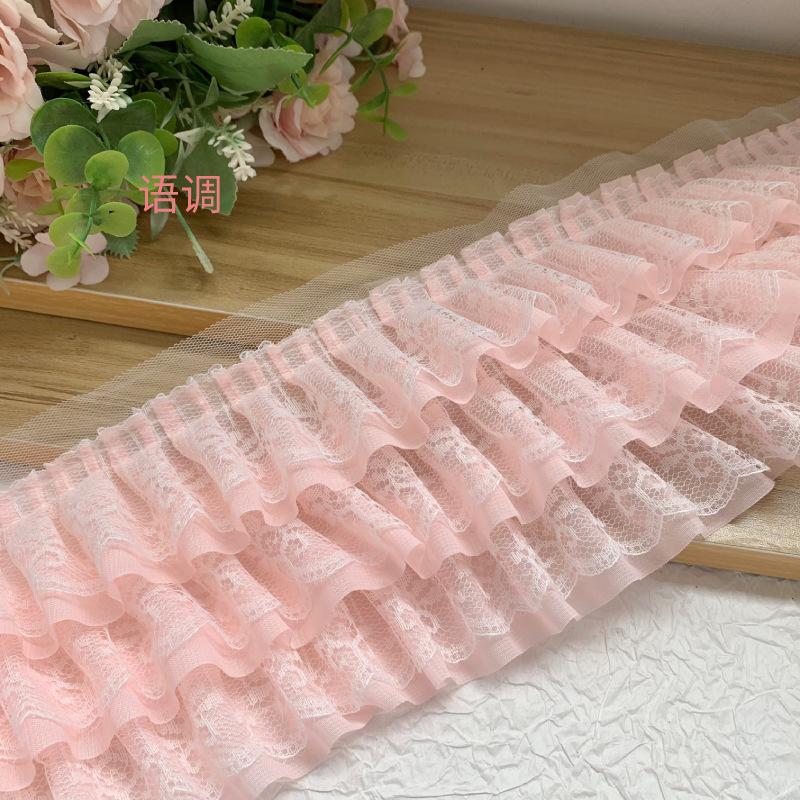 1Meter White Lace Fabric For Crafts Needlework Sewing Ribbons Home Decor Handmade Diy Crafts Supplies Black Decorative Trimming