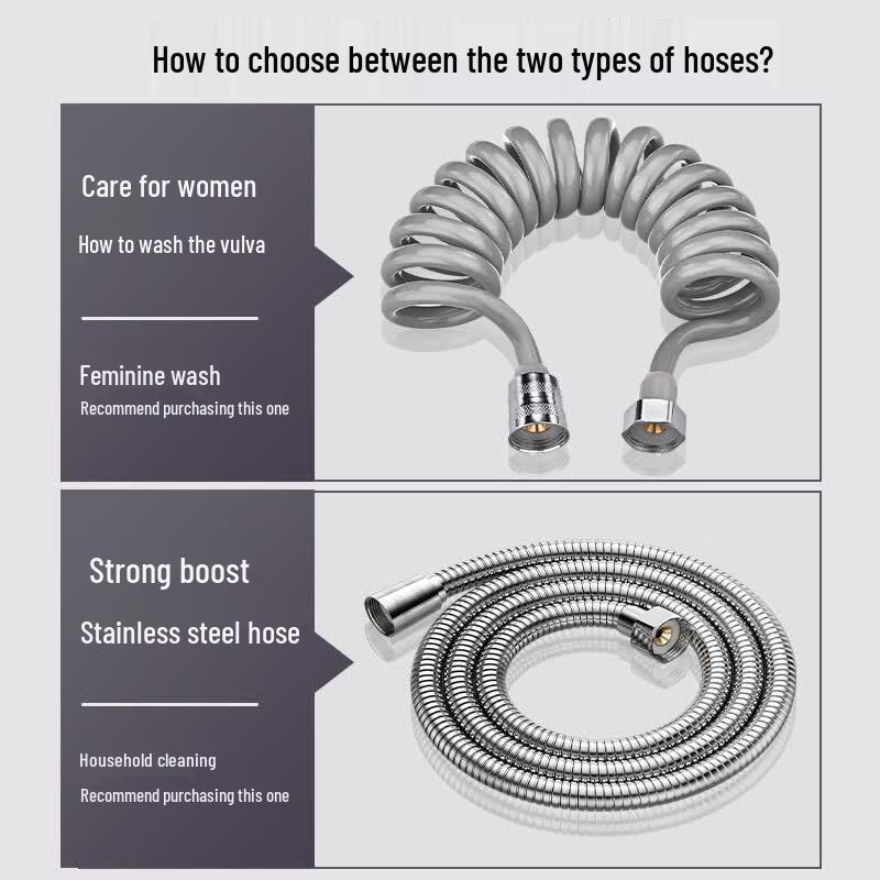 LISM High-Pressure Stainless Steel Bidet Sprayer Kit