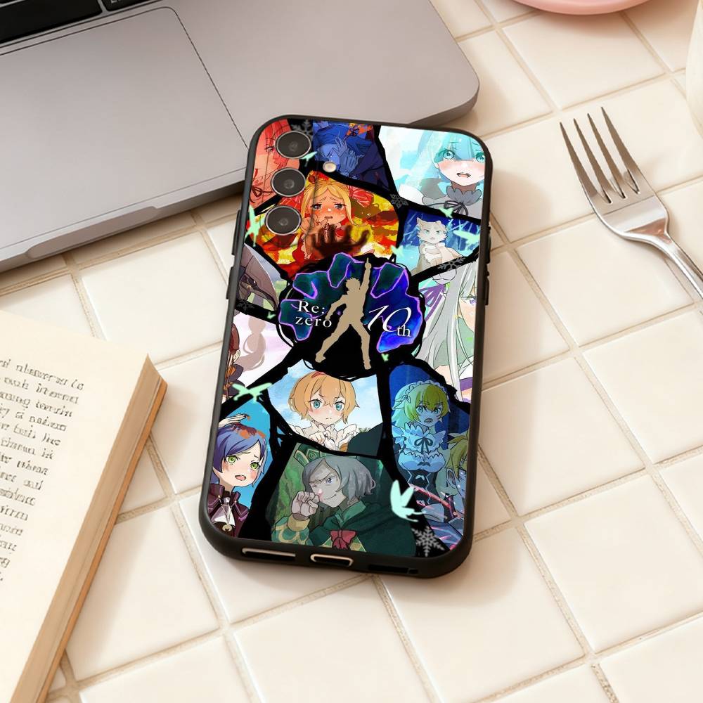 R-Re ZERO Starting Life in Another World phone Case For Samsung Galaxy A73,A72,A71,A70,A53,A52,A51,Others Soft Black Shell