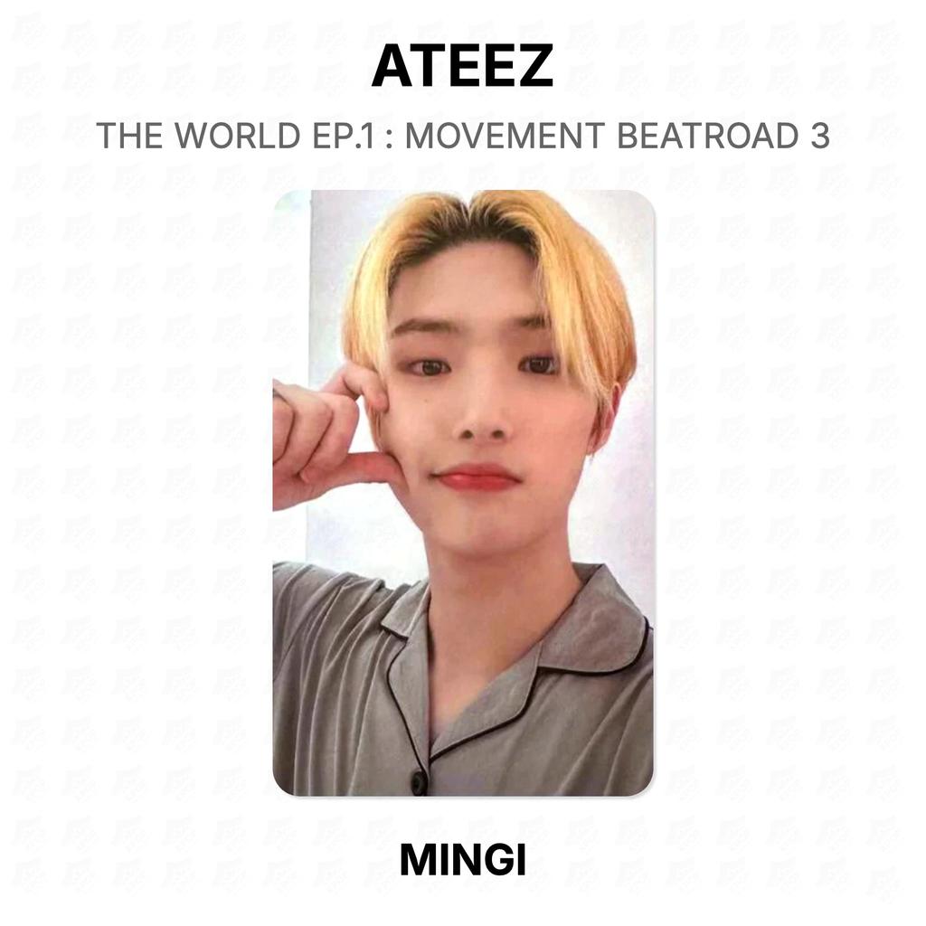 ATEEZ THE WORLD EP.1 : MOVEMENT BEATROAD 3 Official Photocard