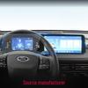 Ford Edge 25+ Navigation Tempered Film: Screen & Instrument Protective Film for Center Console Modification.