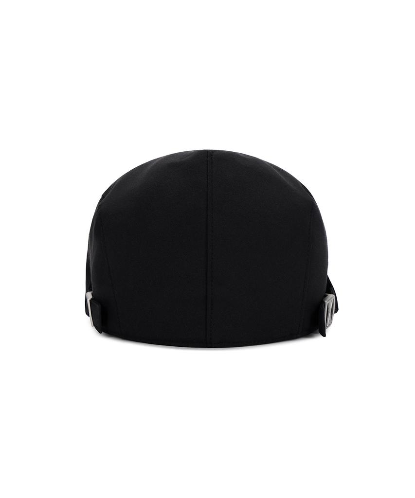 Bajal Va Square Belt Hunting Cap Black