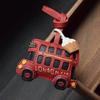 Handmade Genuine Leather Cute Small Flame Bag Pendant Car Key Chain Rope Ring Scarecrow Pendant Decoration New Pendant Bag Charm