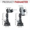 Car Phone Holder with Powerful Suction Cup Silicone Base for Dashboard and Windshield - Universal Navigation Phone Mount