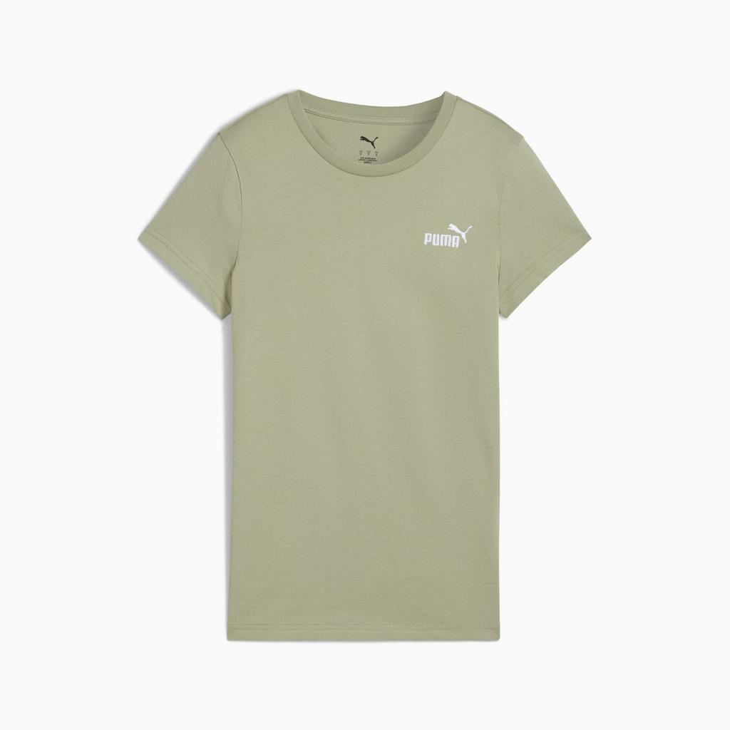 Puma ESS SMALL NO.1 LOGO women's T-shirt green 68237382 r S